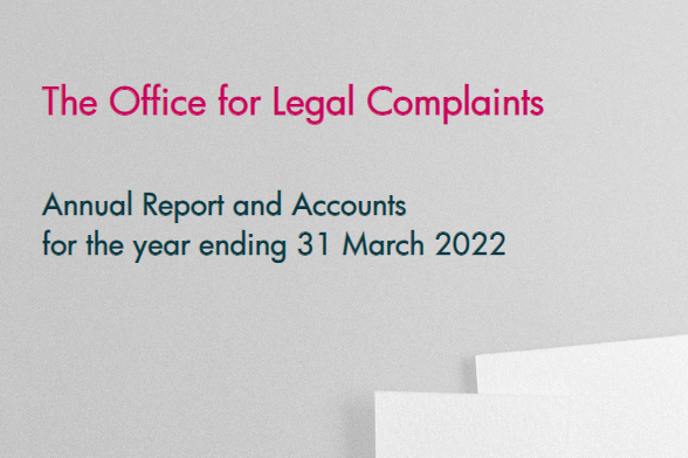 OLC publishes 2021/22 Annual Report and Accounts for the Legal Ombudsman